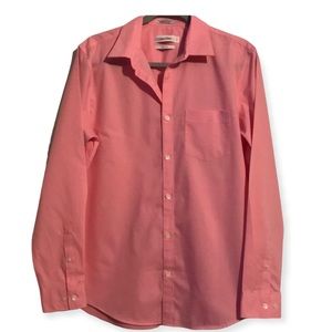 NWOT Calvin Klein Pink Checkered Dress Shirt